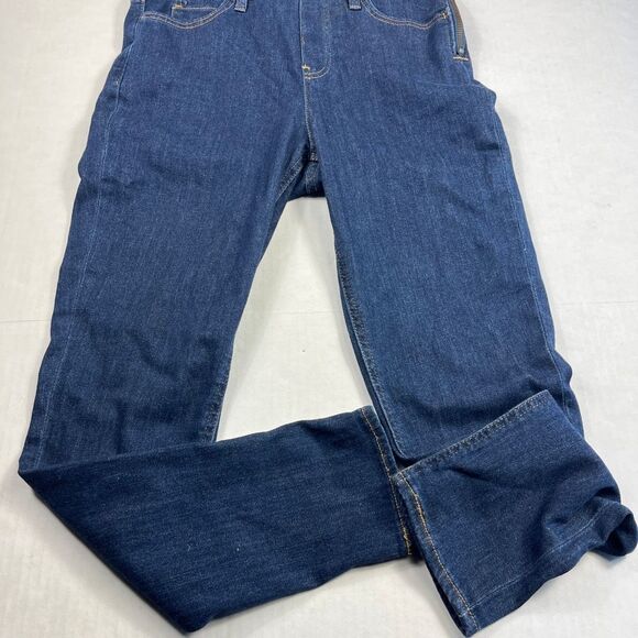 Levis Womens Utility Denim Overalls Blue Jumpsuit 90s Y2K Retro Streetwear 28 4 - Picture 2 of 12